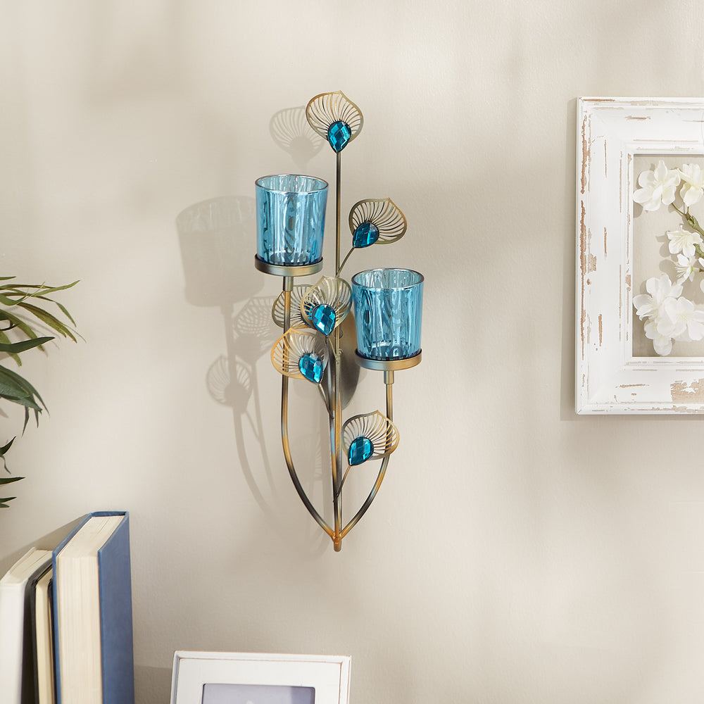Peacock Plume Wall Sconce