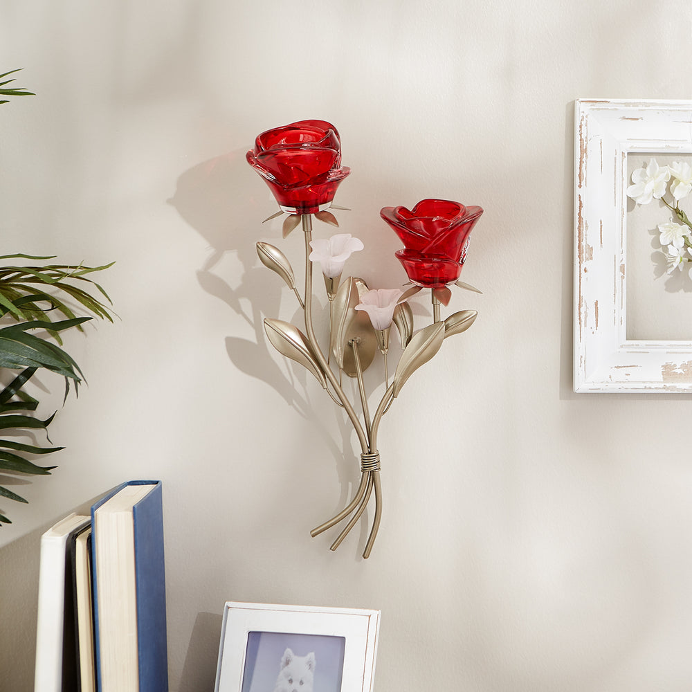 Romantic Roses Wall Sconce