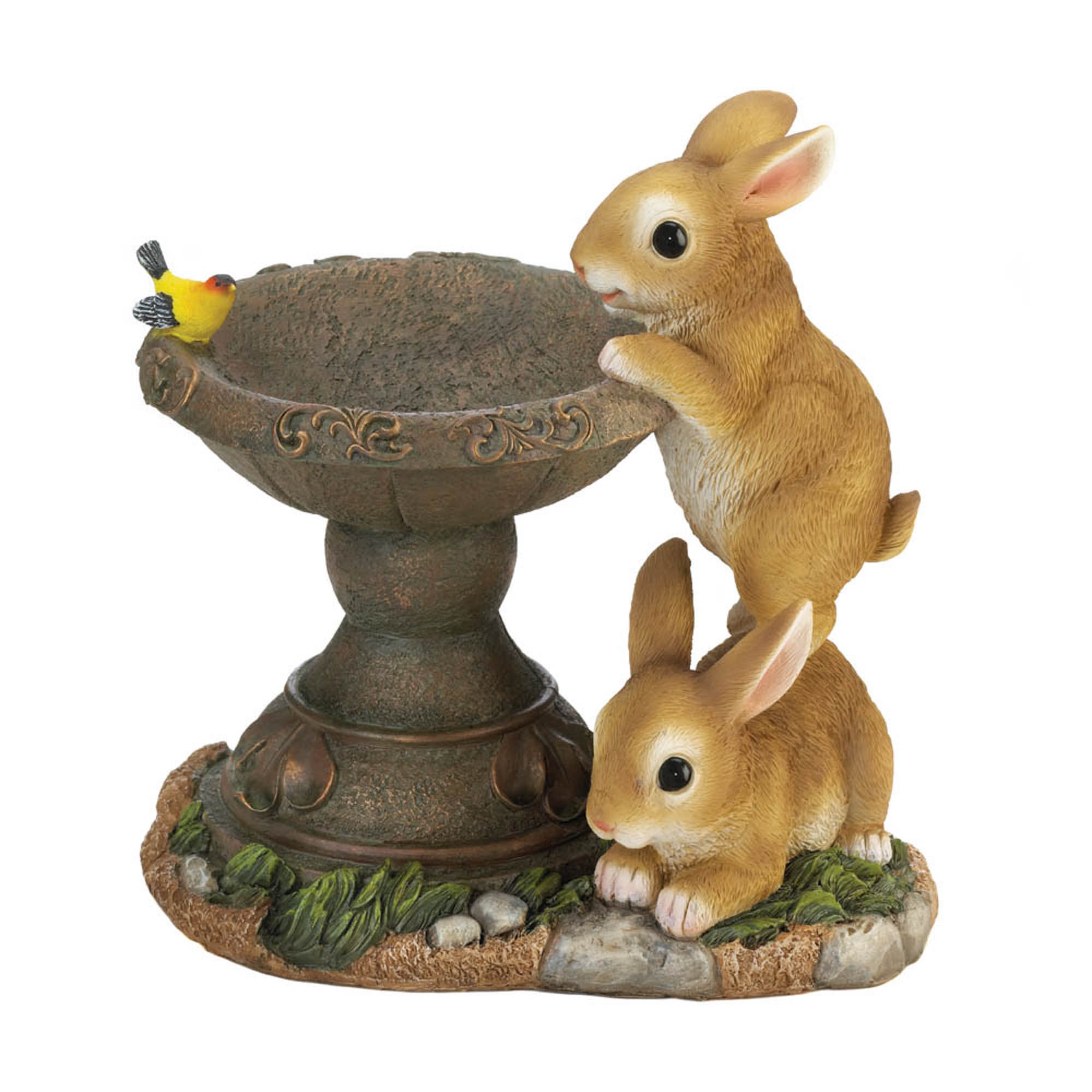 Mom & Baby Rabbit Figurine – Zingz Home