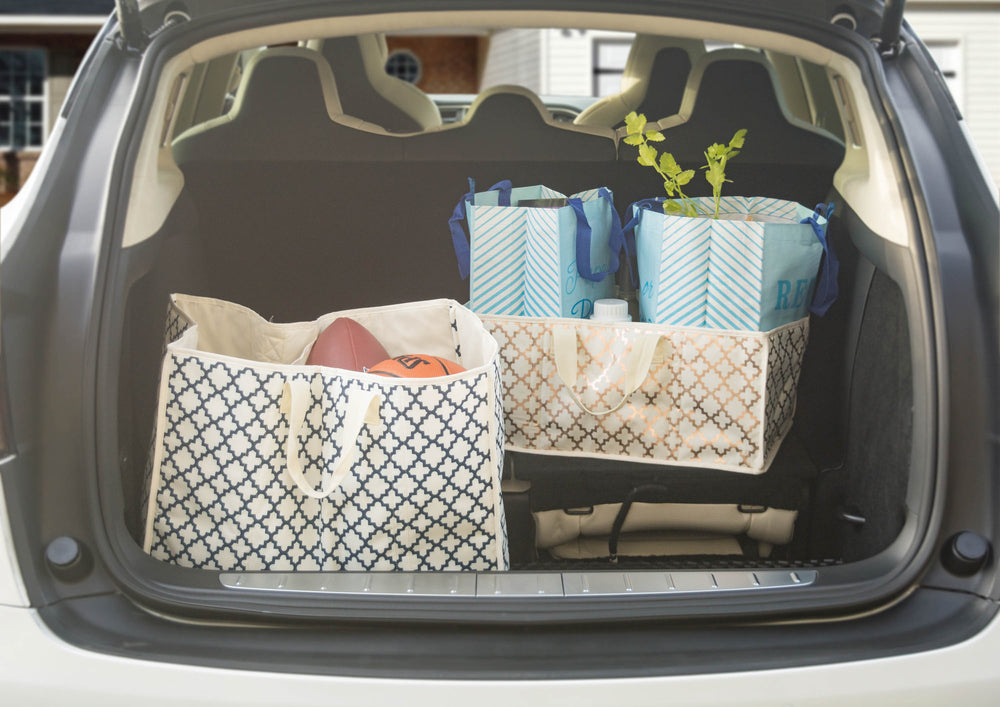 Lattice Gray All Purpose Storage Bin, 21x13.7x17
