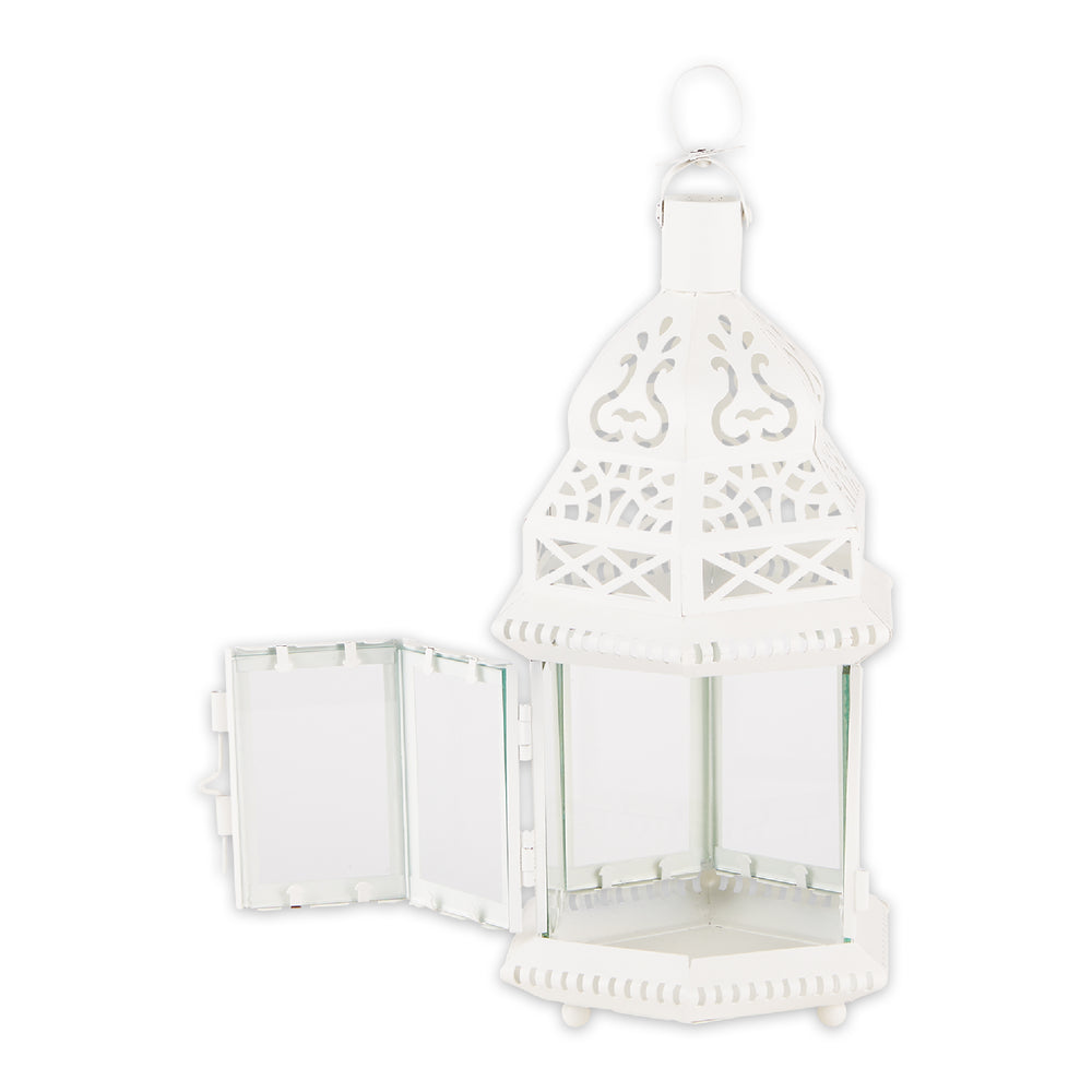 White Moroccan Style Lantern