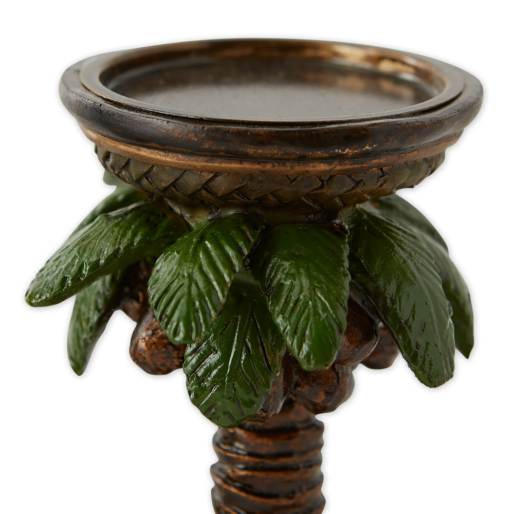 Coconut Tree Candleholders Set