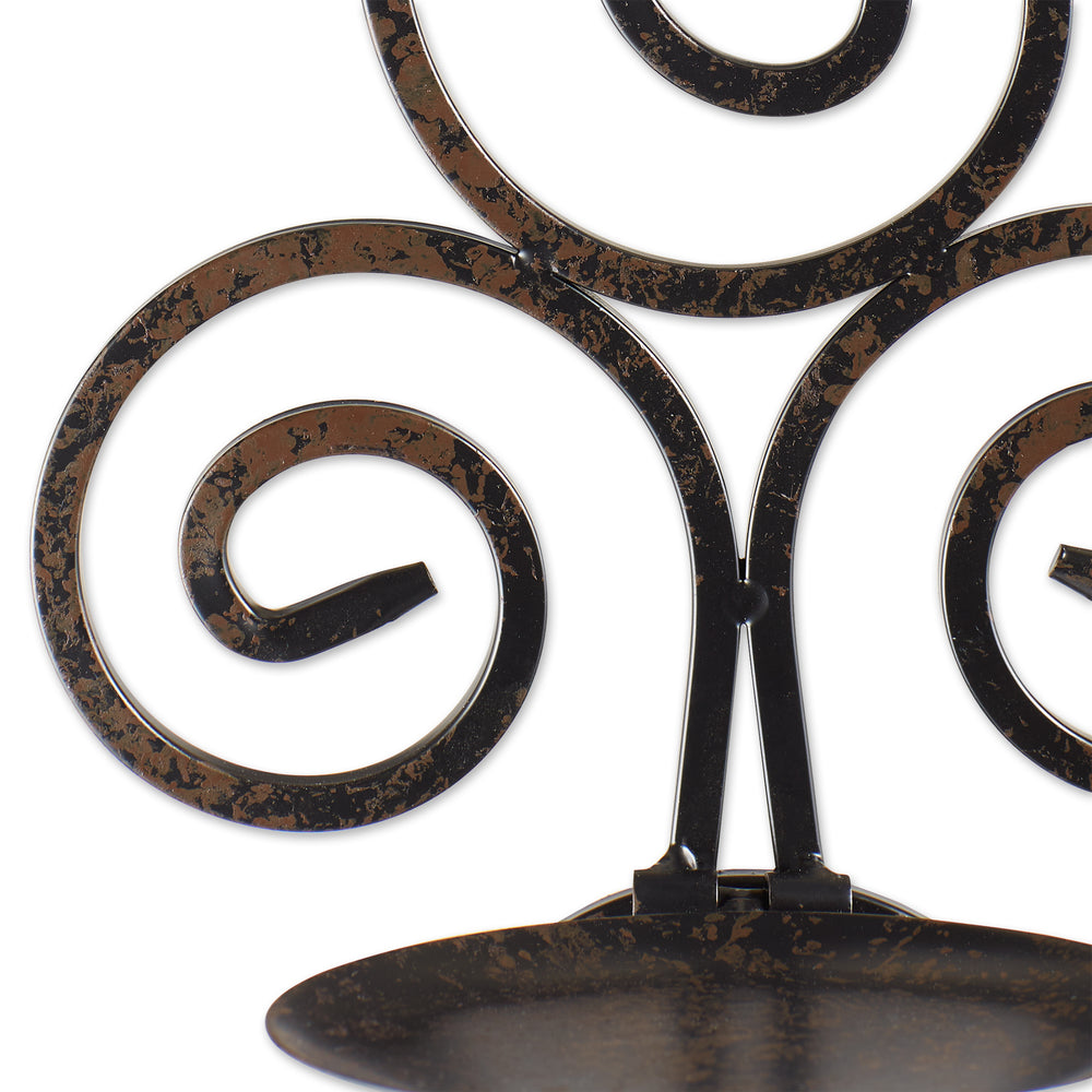 Scrollwork Candle Sconces