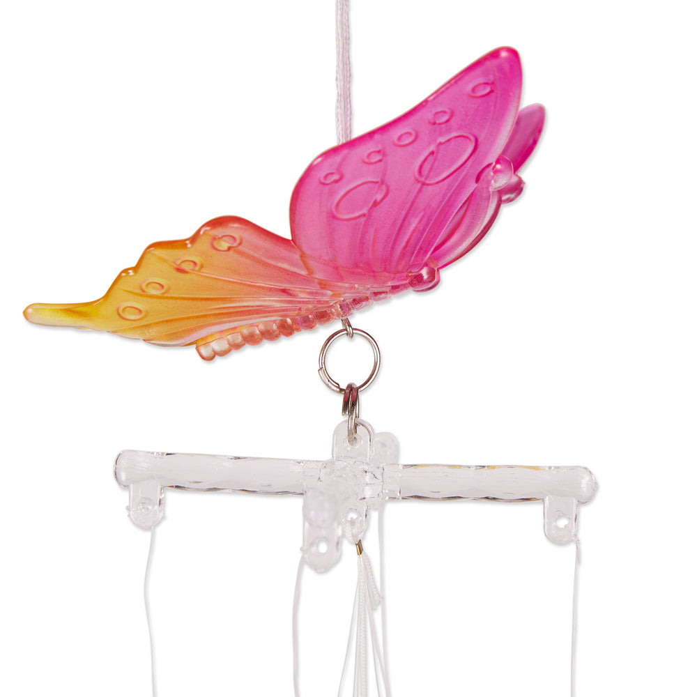 Rainbow Butterfly Wind Chimes