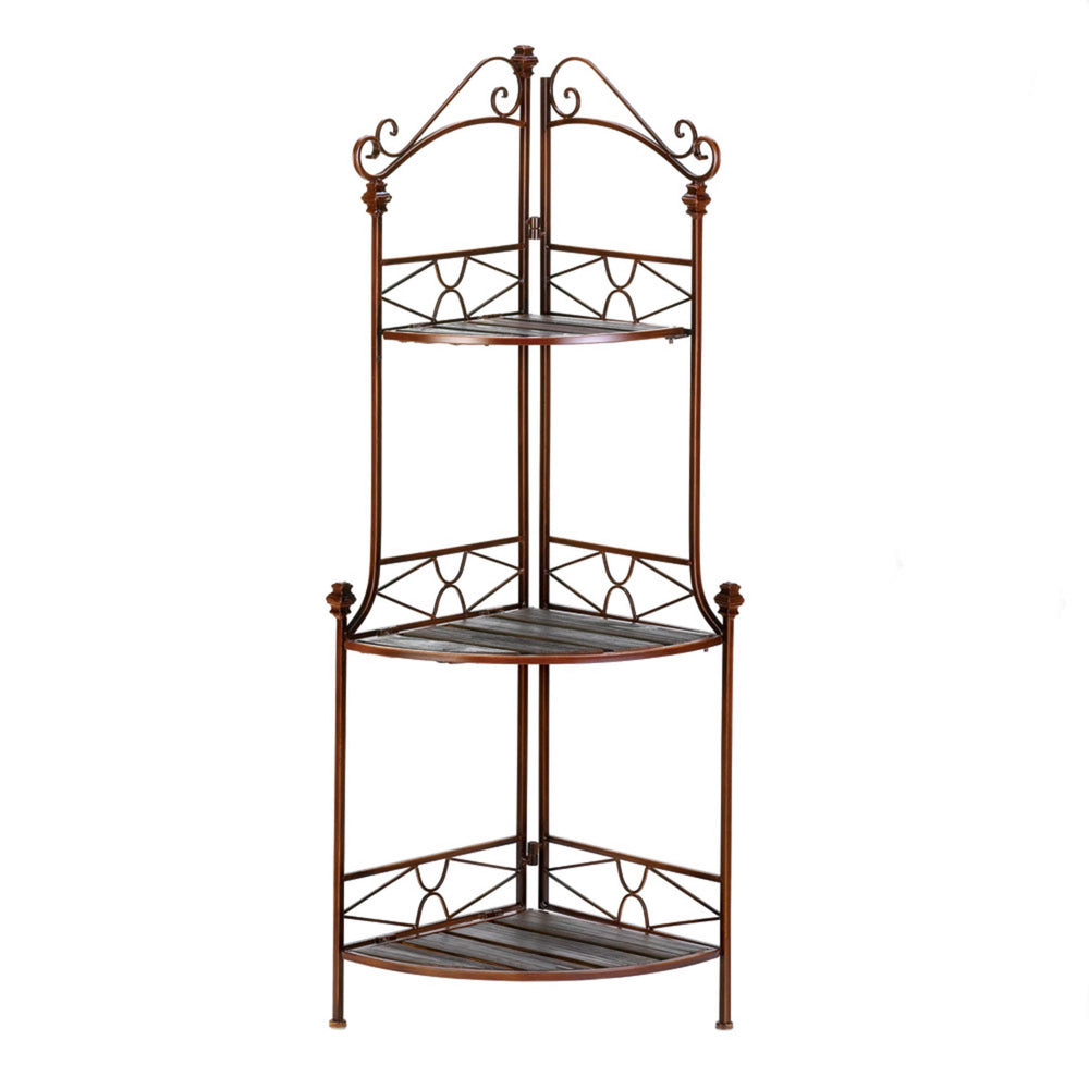 Rustic Corner BakerS Rack