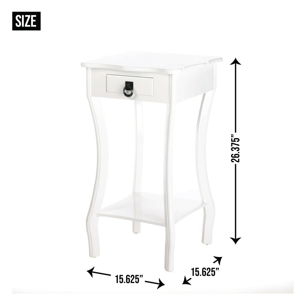 Scalloped Accent Table