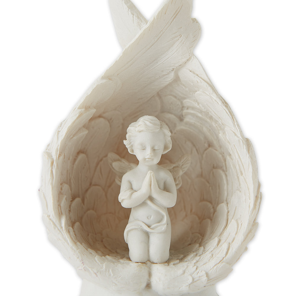 Light-Up Praying Angle Figurine