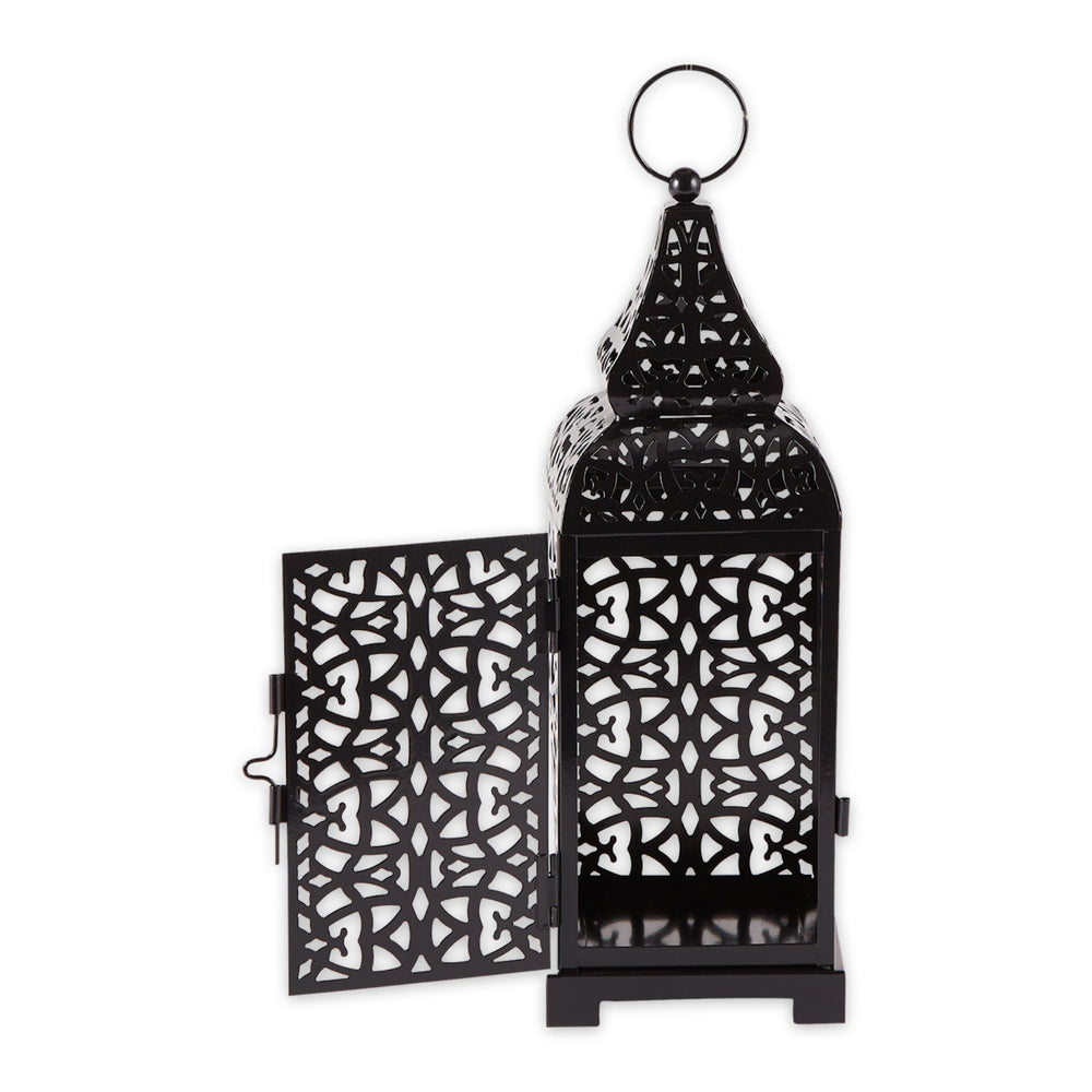 Black Moroccan Candle Lantern