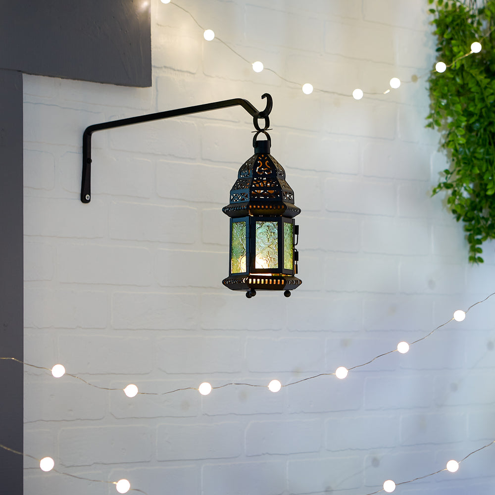 Green Glass Moroccan Lantern