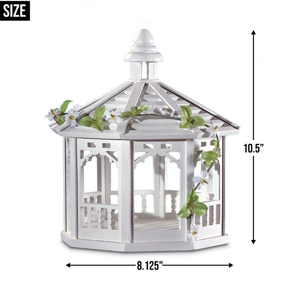 White Gazebo Bird Feeder