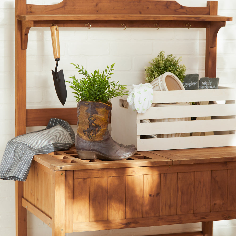 Cowboy Boots Planter