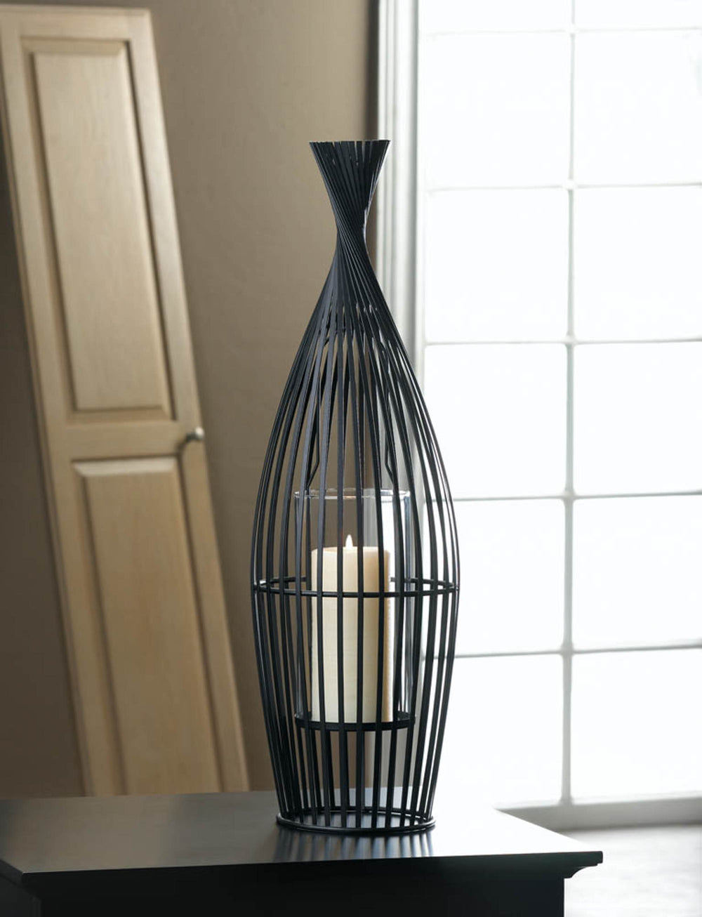 Large Wire Vase Candleholder