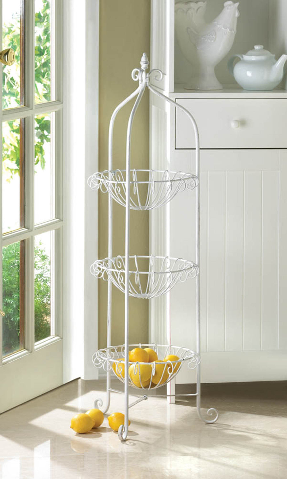 Corner Basket Stand