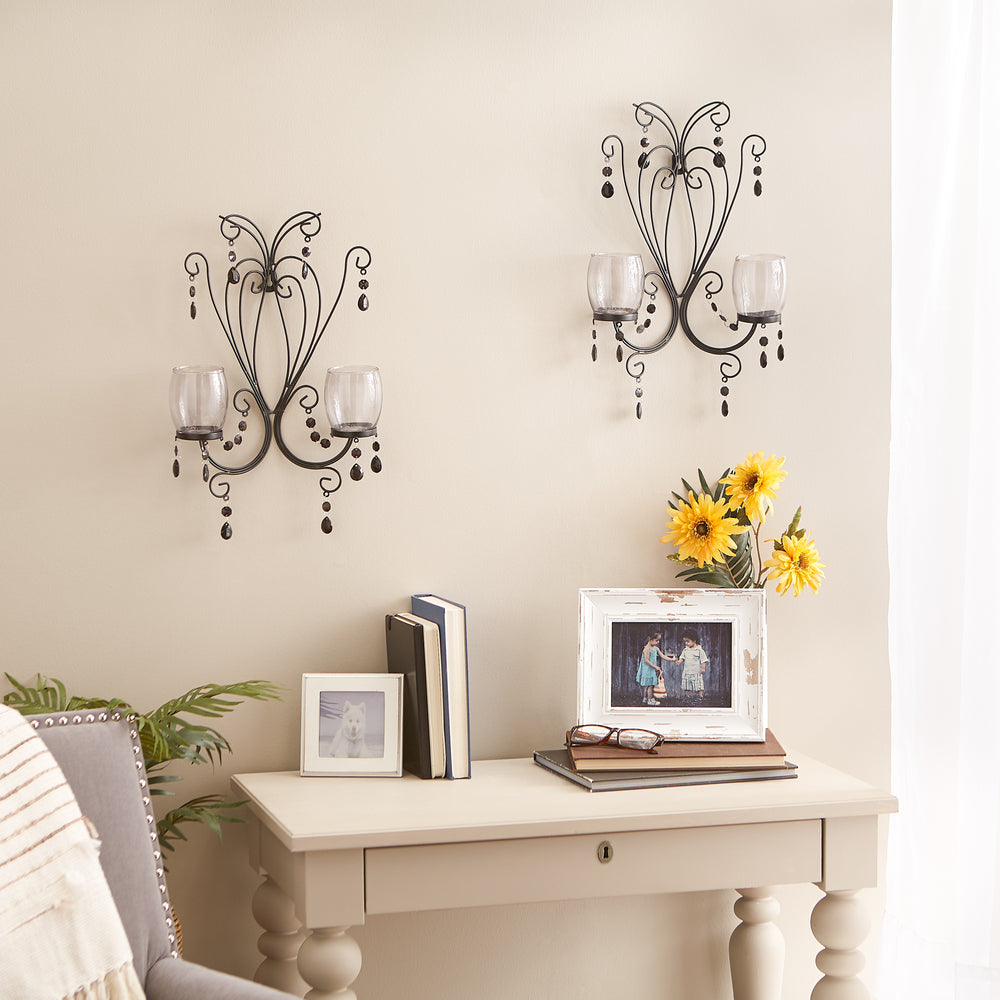 Midnight Elegance Wall Sconces