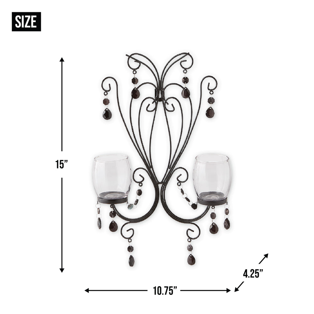 Midnight Elegance Wall Sconces