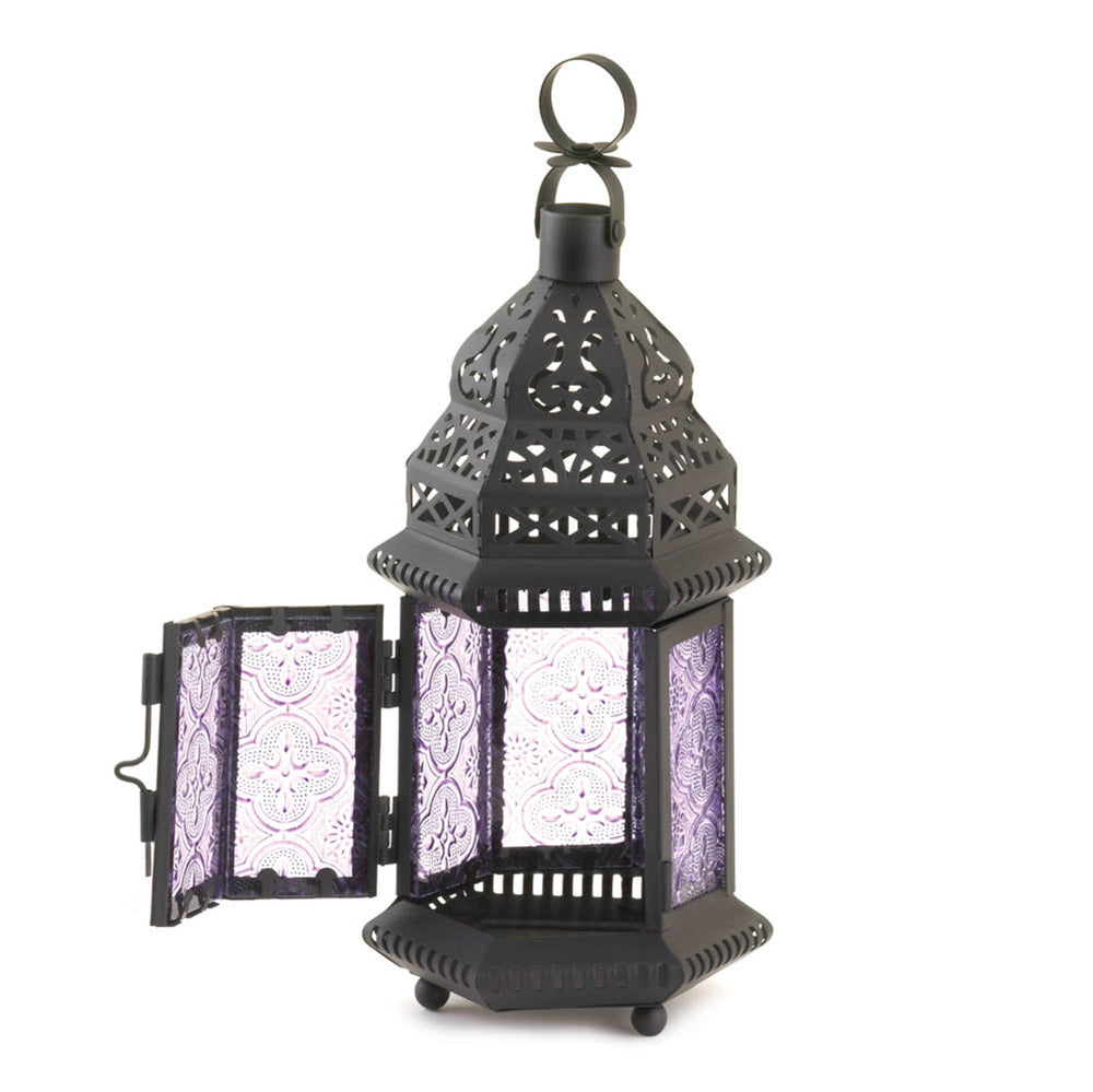 Purple Moroccan Style Lantern