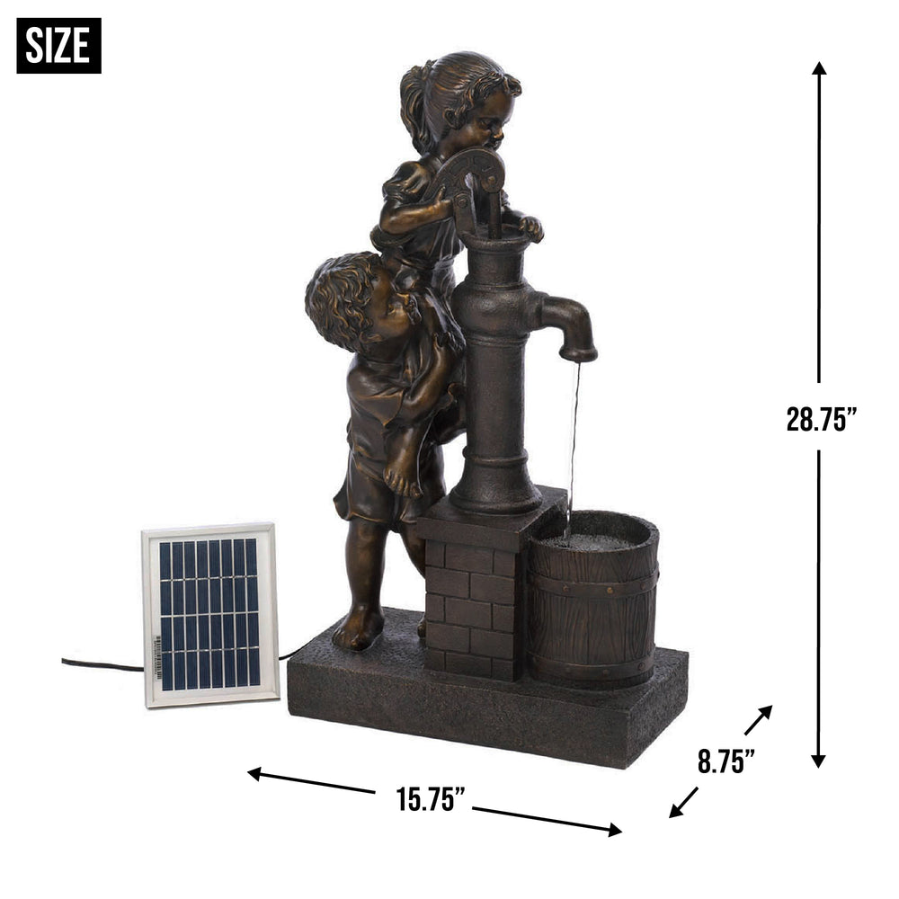 Teamwork Solar Fountain
