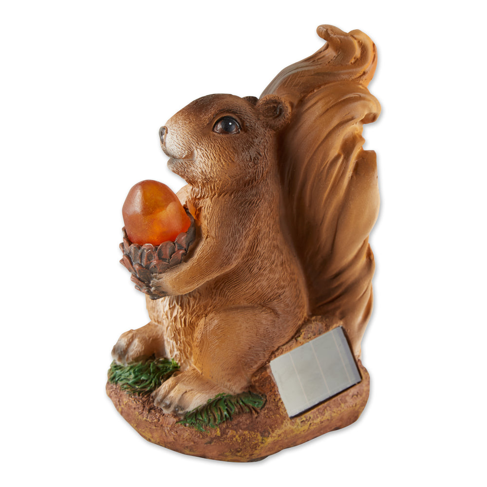 Squirrel Solar Statue