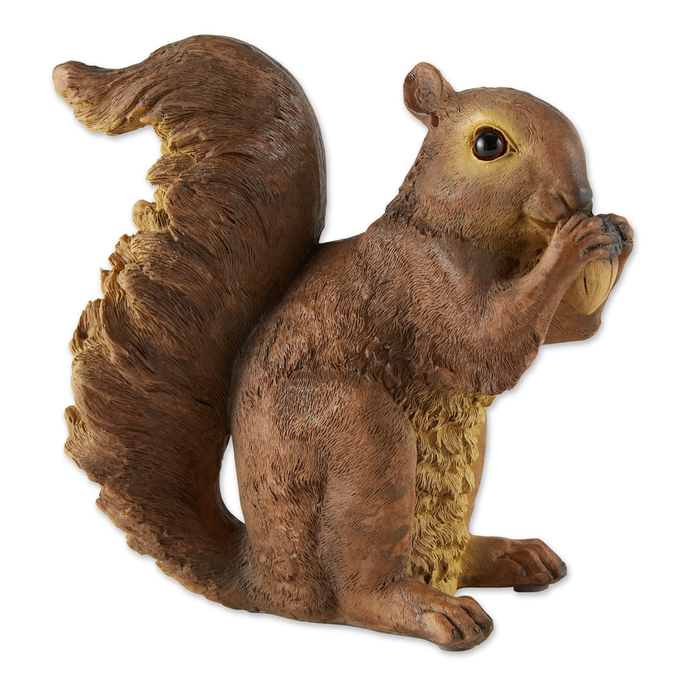 Nibbling Squirrel Garden Statue