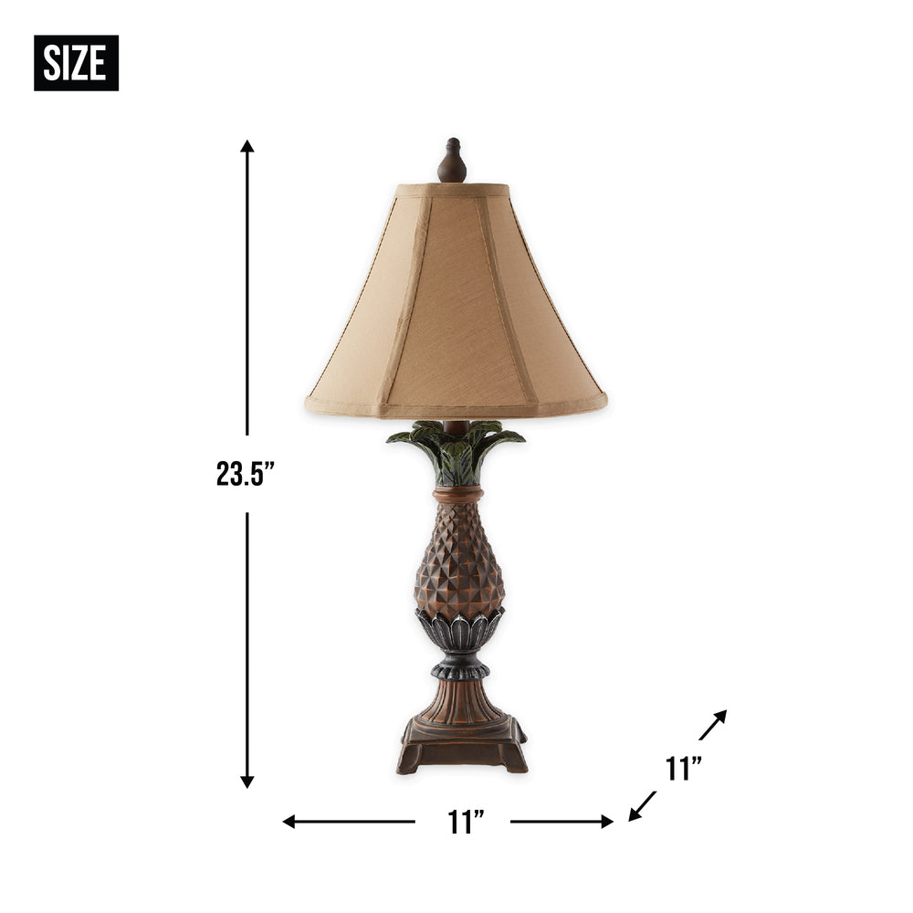 Tuscan Style Pineapple Table Lamp
