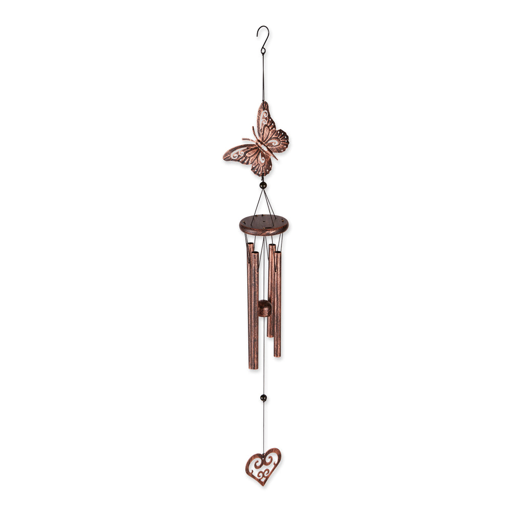 Butterfly & Heart Wind Chimes