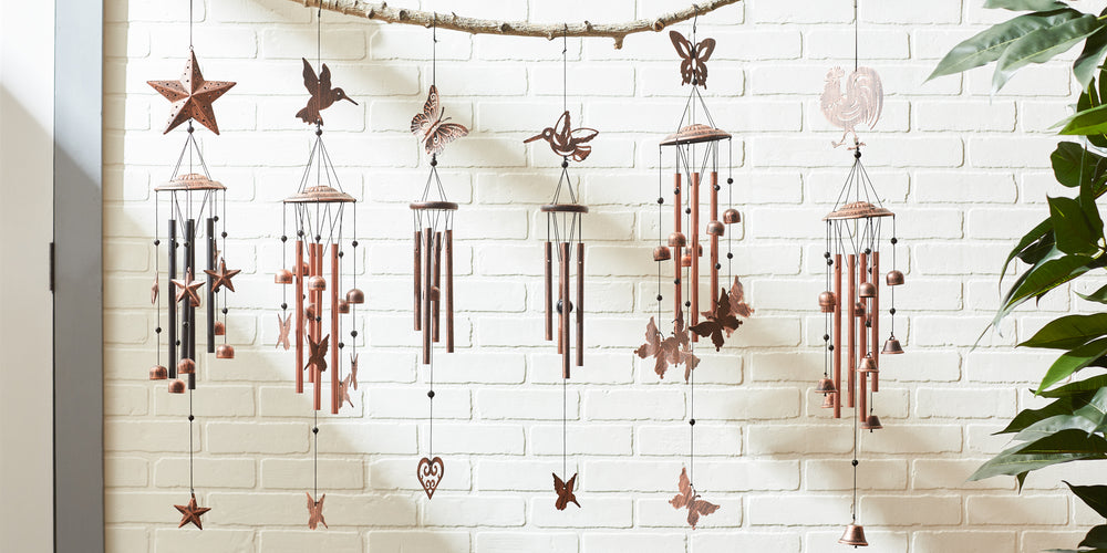 Butterfly & Heart Wind Chimes