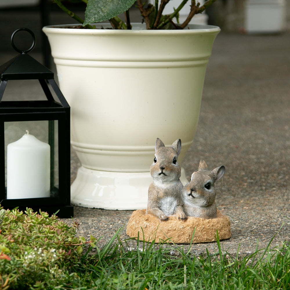 Peek-A-Boo Garden Bunnies Decor