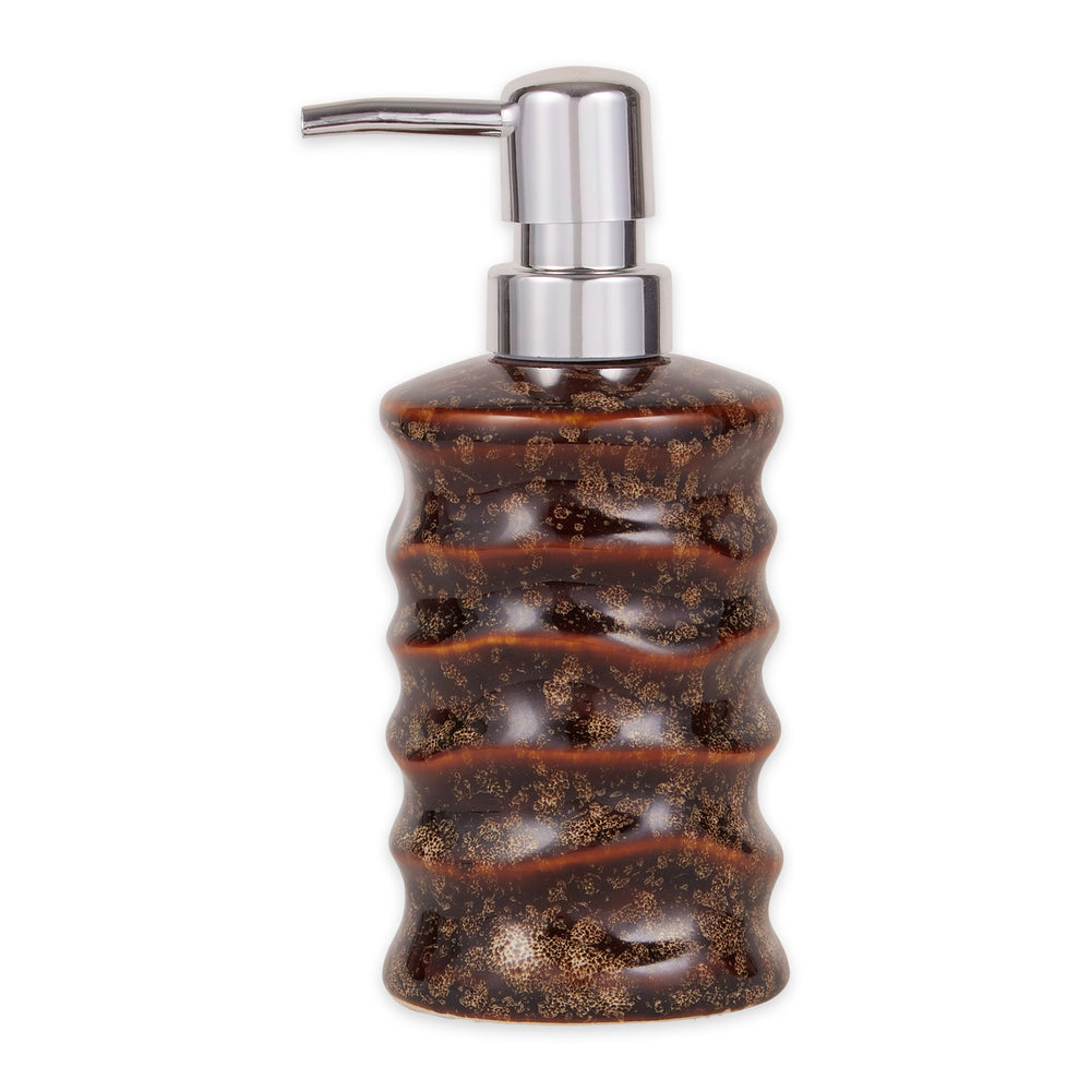 Brown Stony Bath Accessory Set