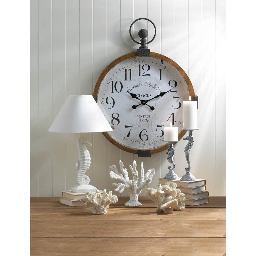 White Seahorse Table Lamp