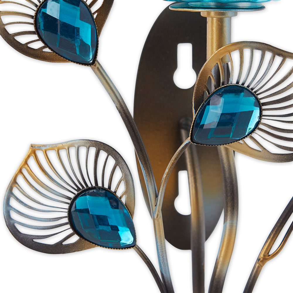 Peacock Blossom Single Sconce