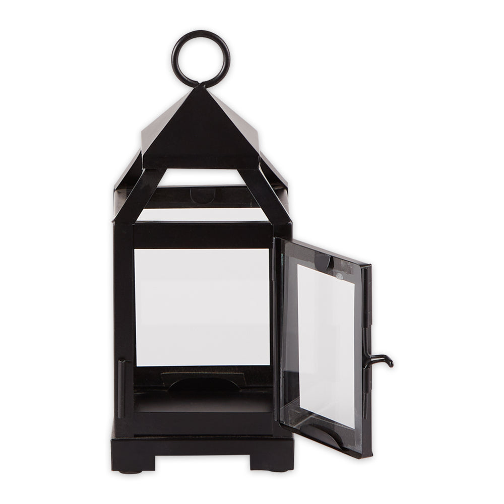 Black Mini Contemporary Lantern