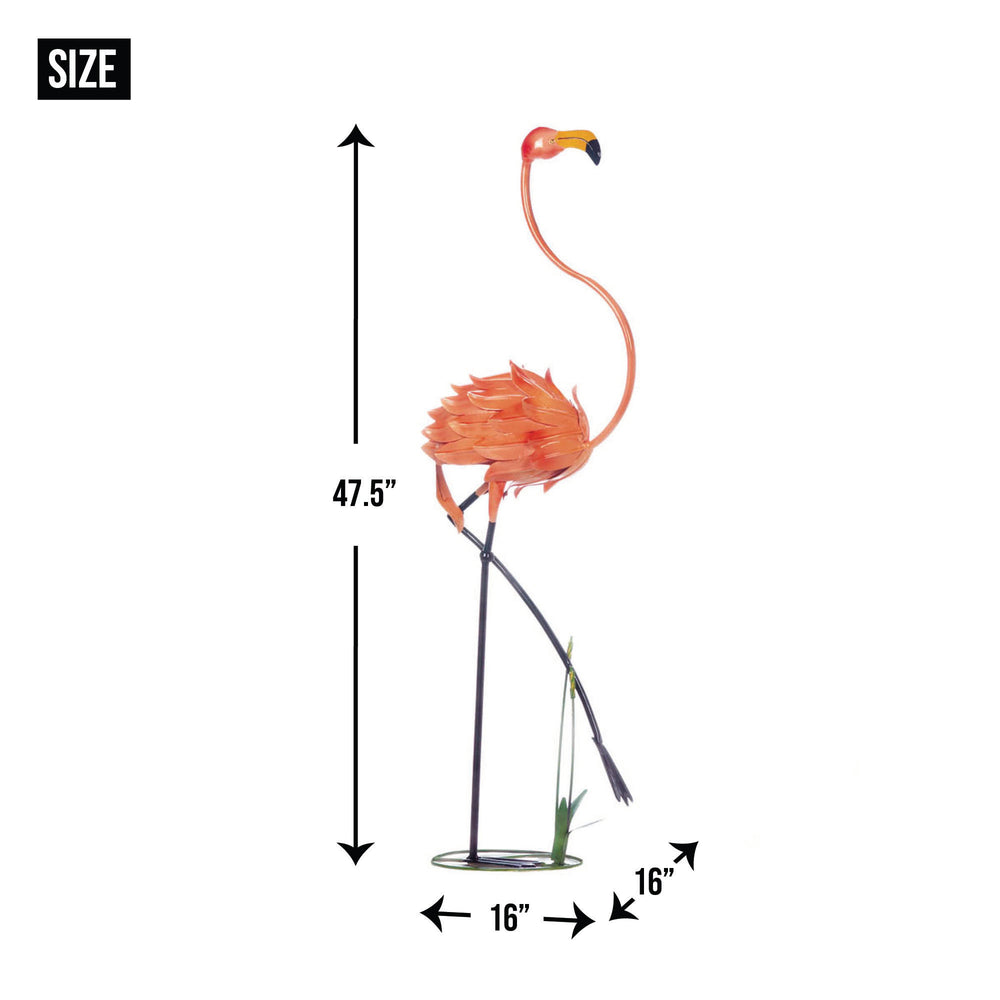 Standing Flamingo Garden Decor