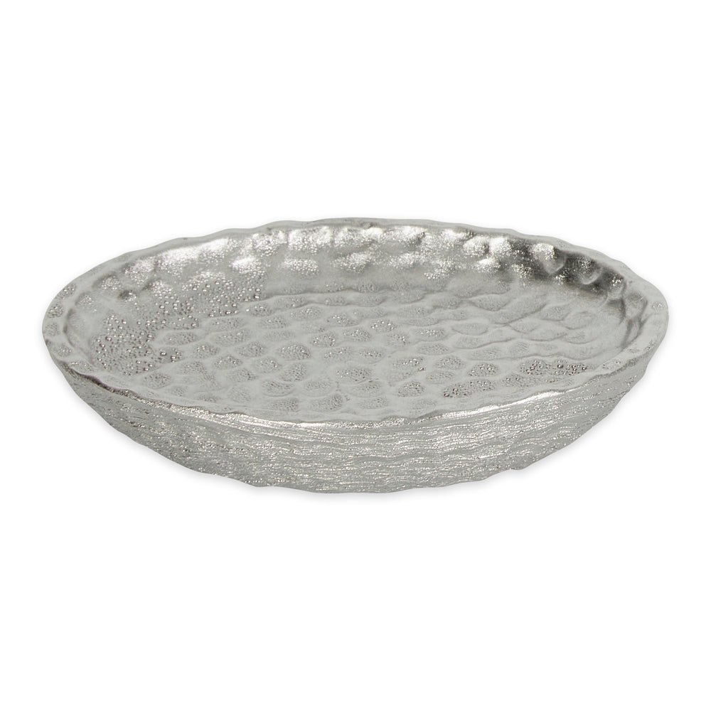 Hammered Silver Texture Bath Accessories