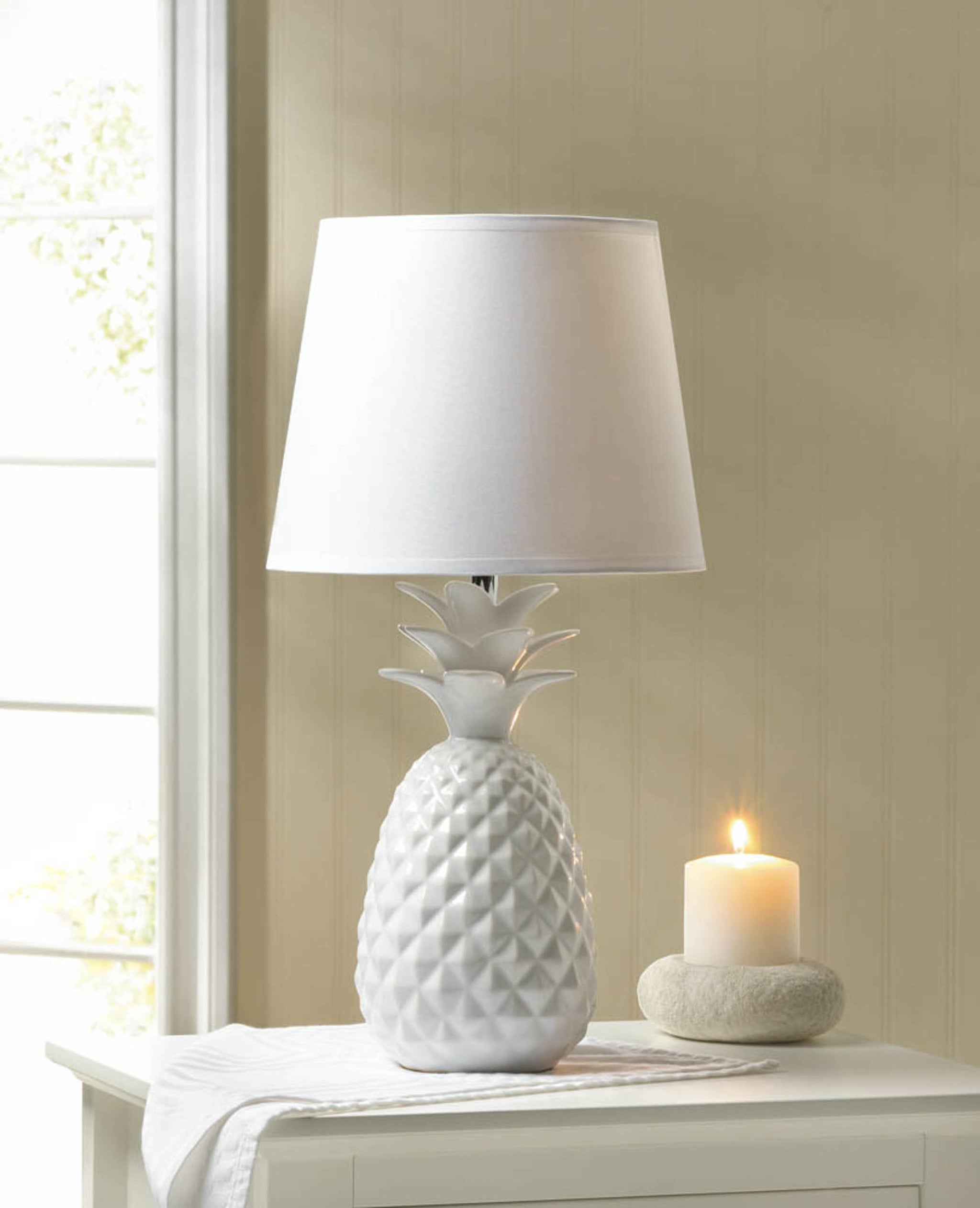 Vintage Warm Pineapple Tole c1970s Quoizel 6 Light