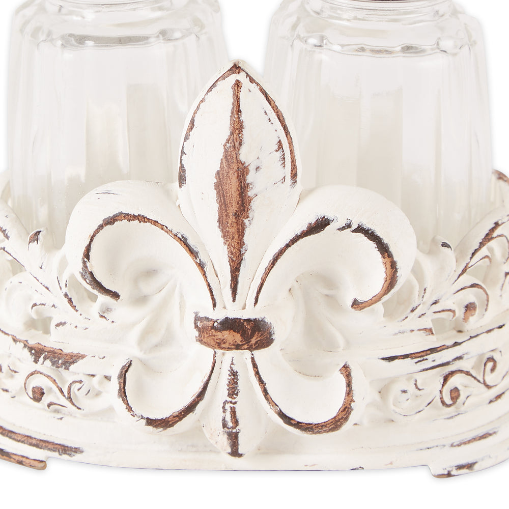 Fleur-De-Lis Salt & Pepper Shaker Set