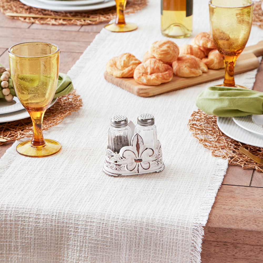 Fleur-De-Lis Salt & Pepper Shaker Set