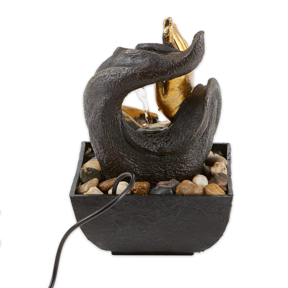 Golden Hands Accent Tabletop Fountain