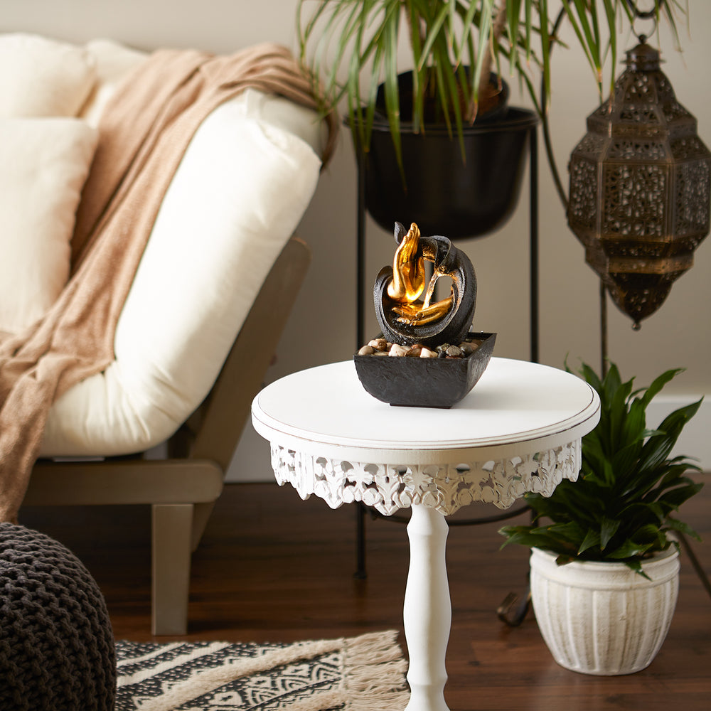 Golden Hands Accent Tabletop Fountain