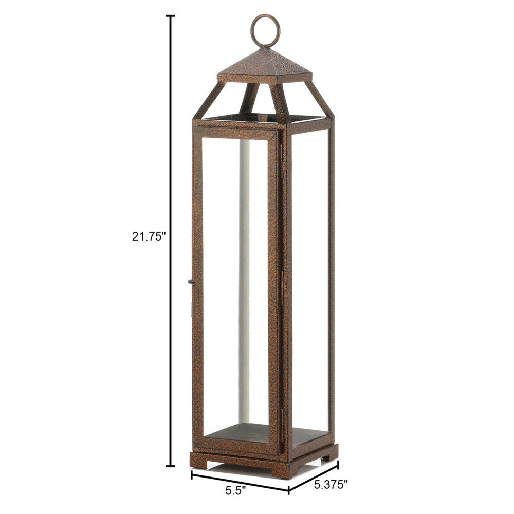 Extra Tall Copper Lantern