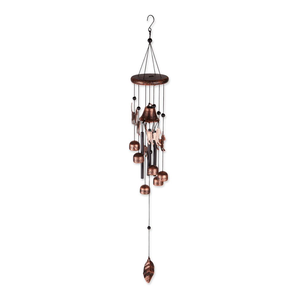 26 Bronze Cats Wind Chimes