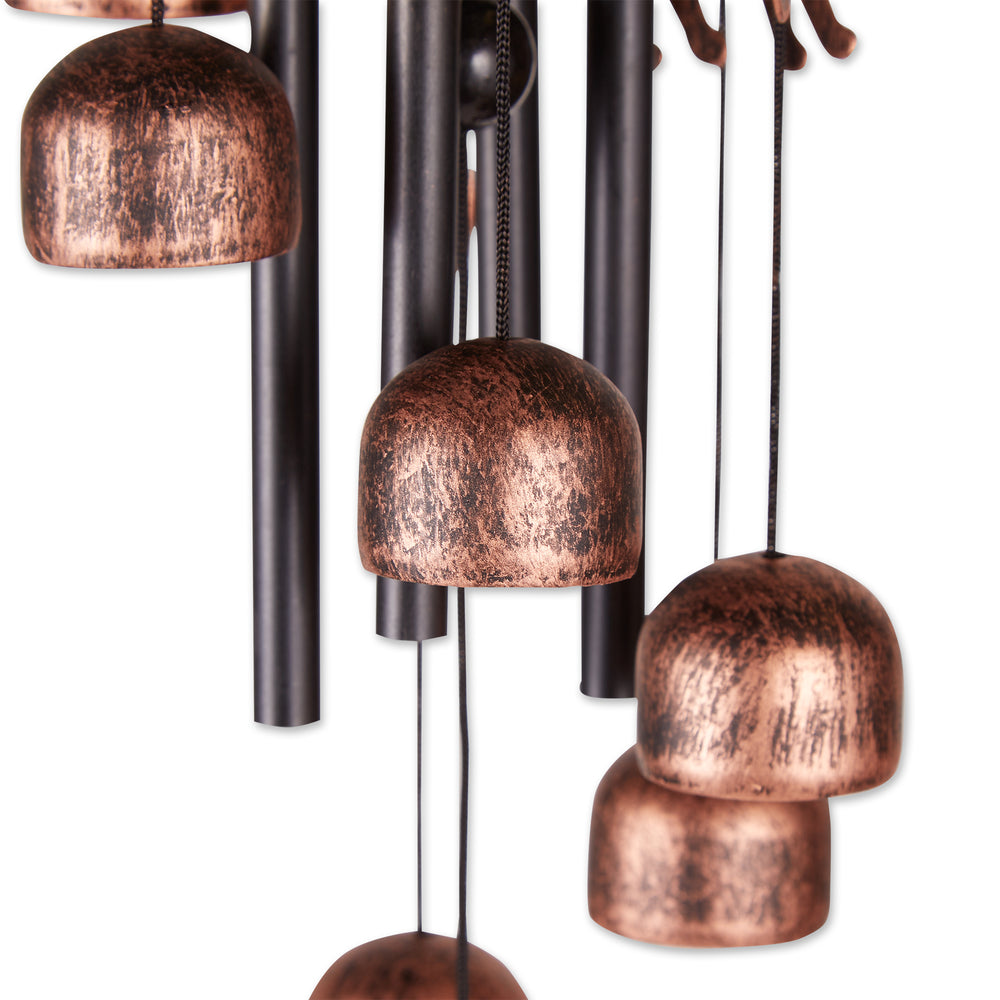 26 Bronze Cats Wind Chimes