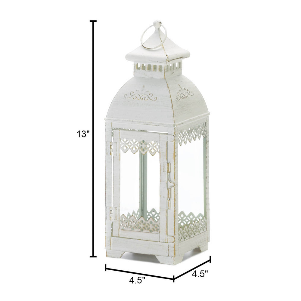 White Lace Victorian Style Lantern