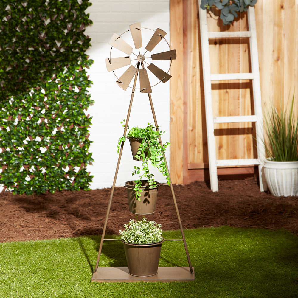 Windmill Plant Stand