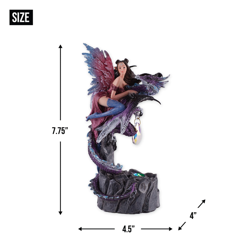 Light Up Fairy & Dragon Figurine