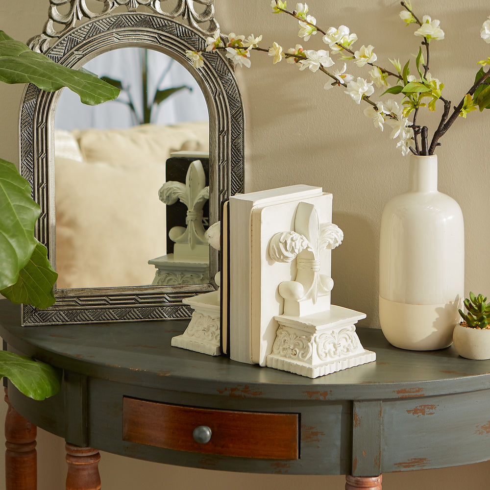 Fleur-De-Lis Bookends