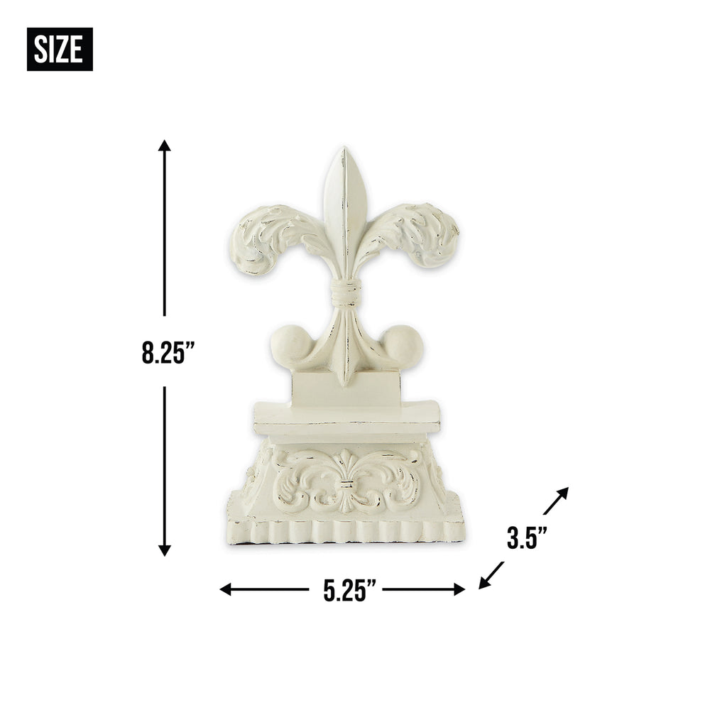 Fleur-De-Lis Bookends