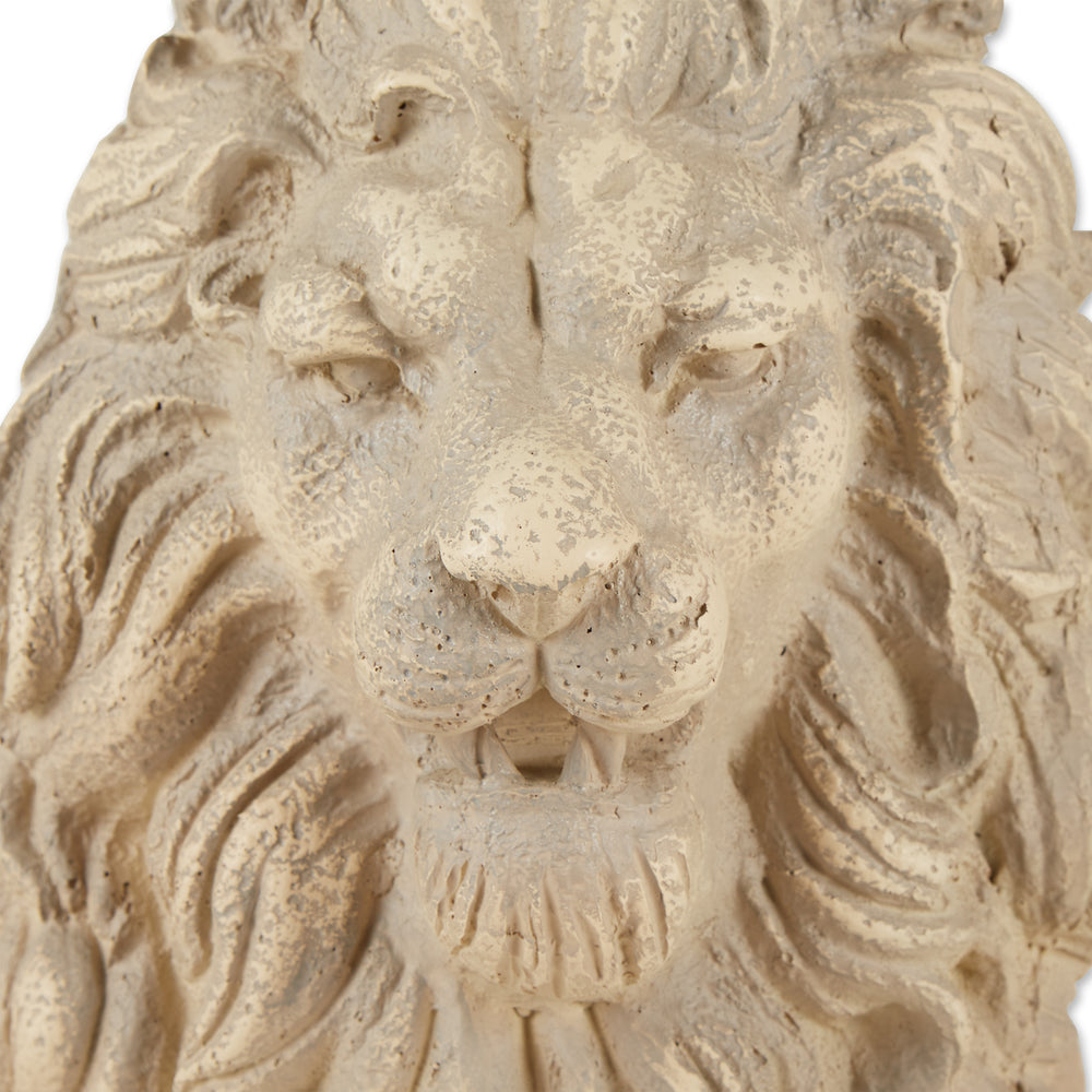 Ivory Lion Statue
