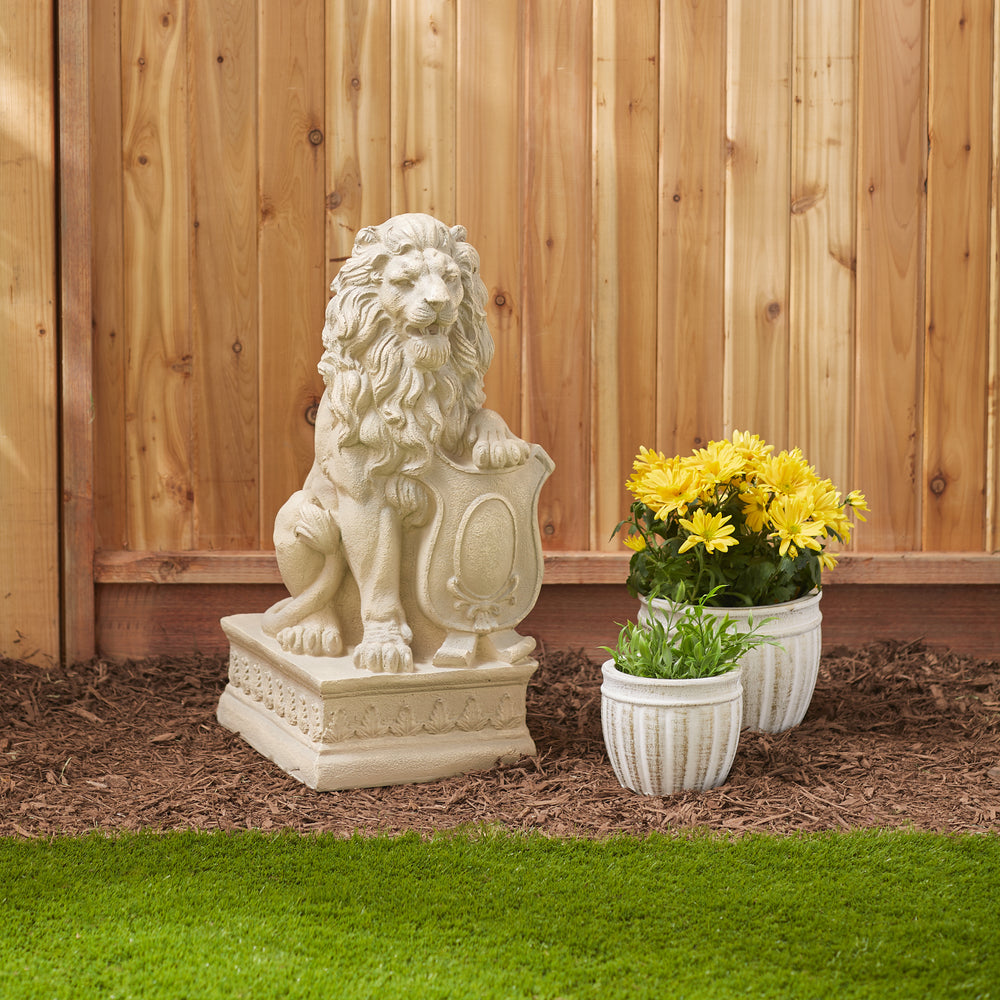 Ivory Lion Statue