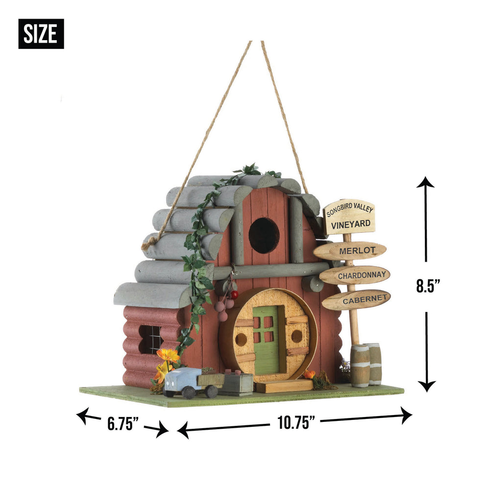Vintage Winery Birdhouse