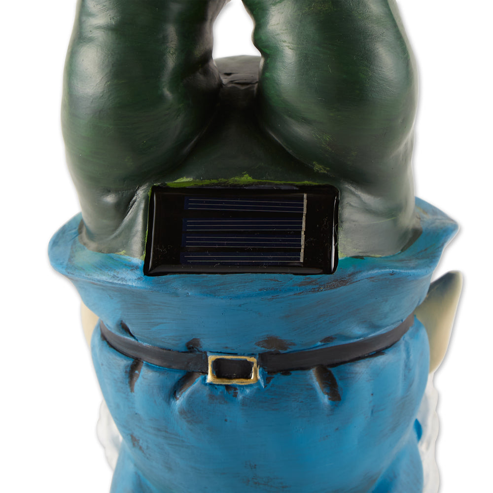 Handstand Solar Gnome Figurine